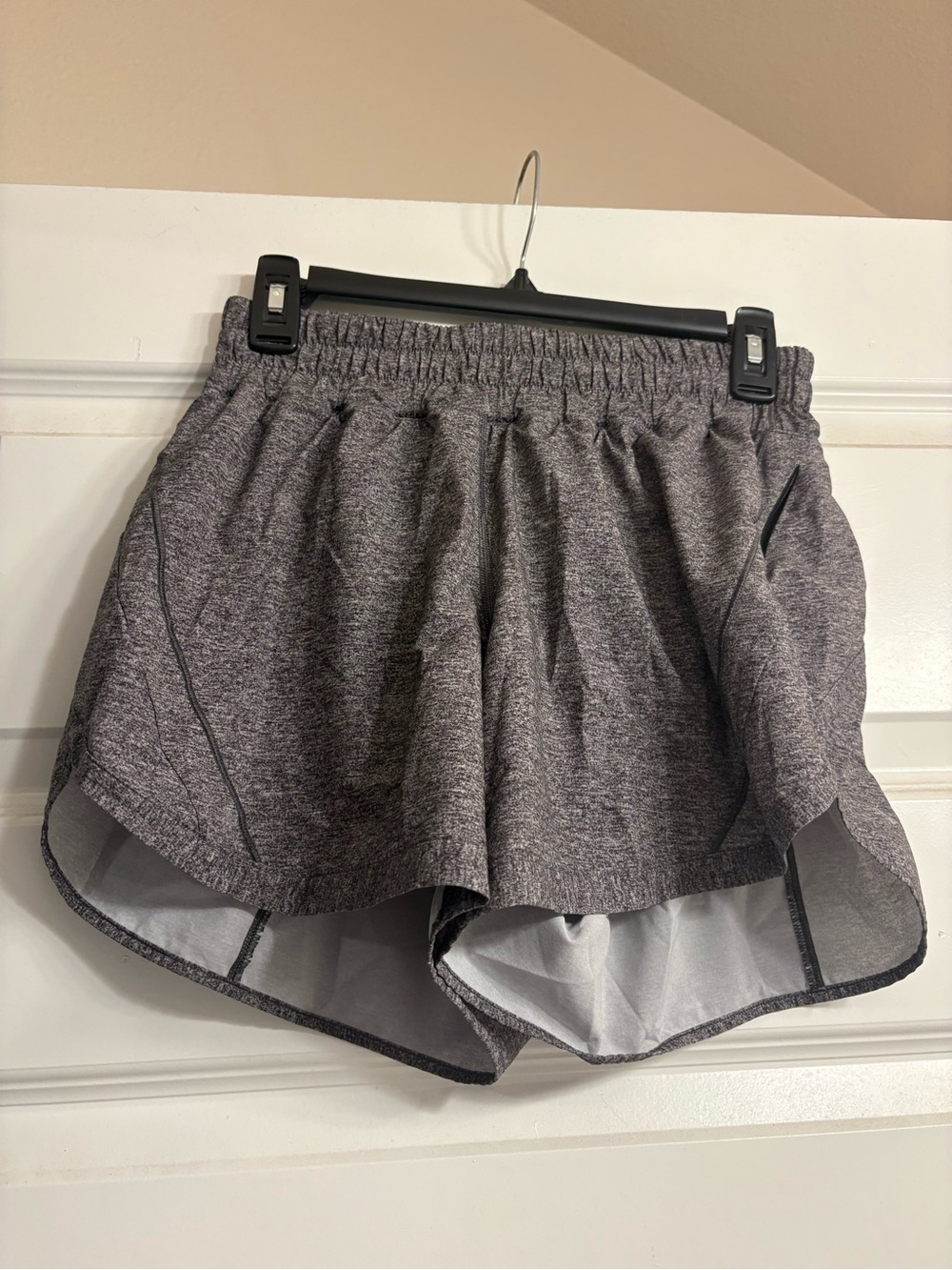 lululemon athletica Gray Heather Running Shorts